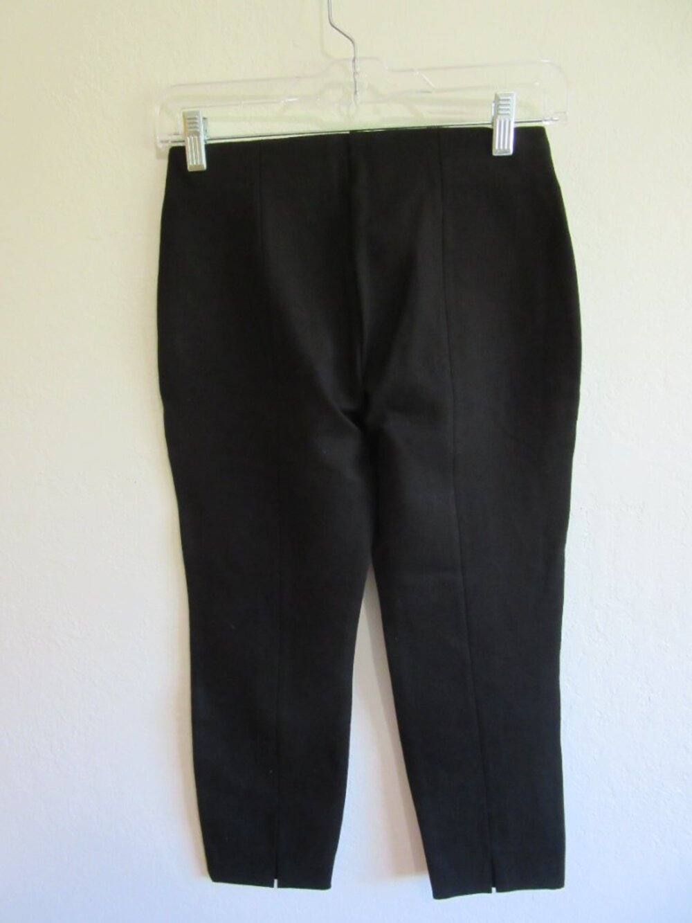 QUINCE Black Ultra-Stretch Pintuck Ankle Pants S NWT - Picture 2 of 3